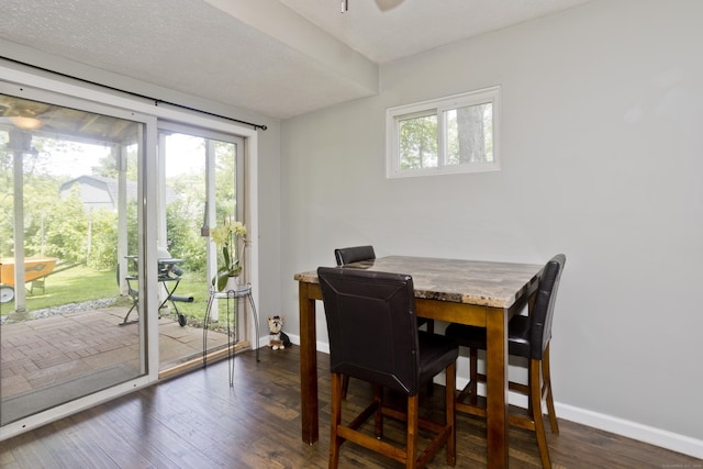 6 Weymouth Dr, Enfield, CT 06082 - dining area featuring healthy amount of natural light, wood finished floors, and a ceiling fan