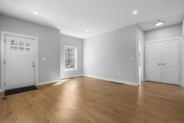 195 Arctic St, Bridgeport, CT 06608 - entrance foyer featuring wood finished floors and recessed lighting