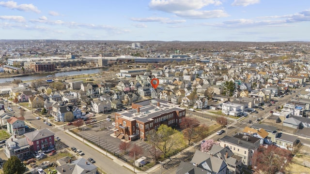 195 Arctic St, Bridgeport, CT 06608 - aerial view of property's location featuring nearby suburban area and a nearby body of water