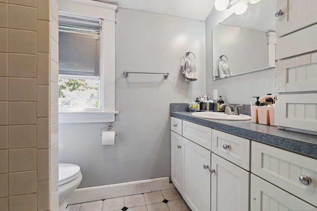 283 Third Ave, West Haven, CT 06516 - bathroom with tile patterned flooring and vanity