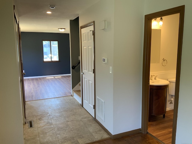 158 Webster Ct Unit 158, Newington, CT 06111 - hall with baseboards and recessed lighting