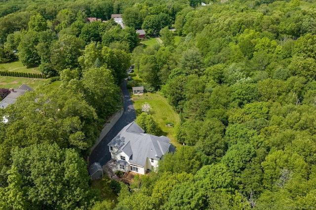 1047 Merrow Rd, Coventry, CT 06238 - bird's eye view of a heavily wooded area
