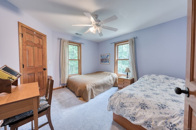 1047 Merrow Rd, Coventry, CT 06238 - carpeted bedroom featuring ceiling fan
