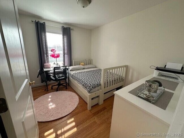 470 Nott St, Wethersfield, CT 06109 - bedroom featuring light wood-style flooring
