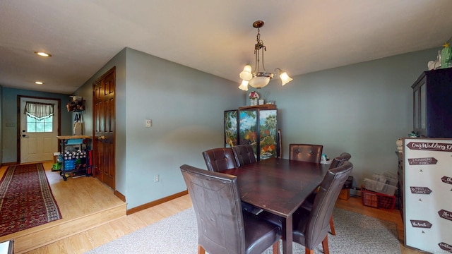 17 Plainfield St, Enfield, CT 06082 - dining room featuring light wood-style floors and recessed lighting