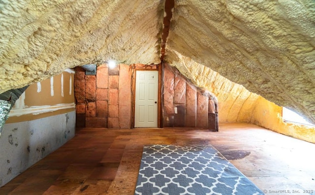 3 France St Unit B, Norwalk, CT 06851 - additional living space featuring wood-type flooring and vaulted ceiling