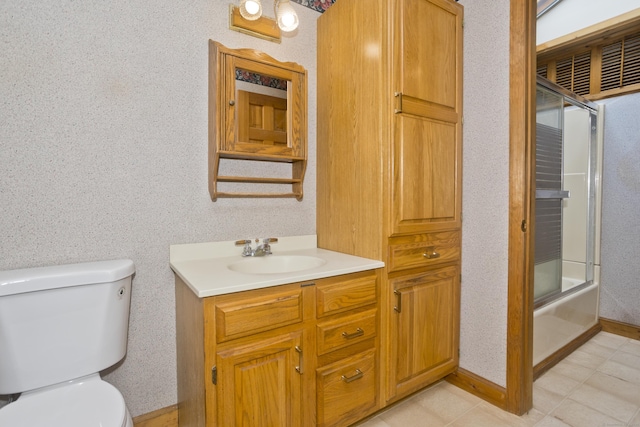317 Turnpike Rd, Somers, CT 06071 - full bath with vanity and enclosed tub / shower combo