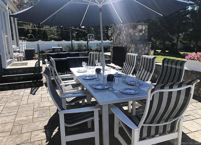 1 Far Horizon Dr, Wallingford, CT 06492 - view of patio / terrace featuring outdoor dining area