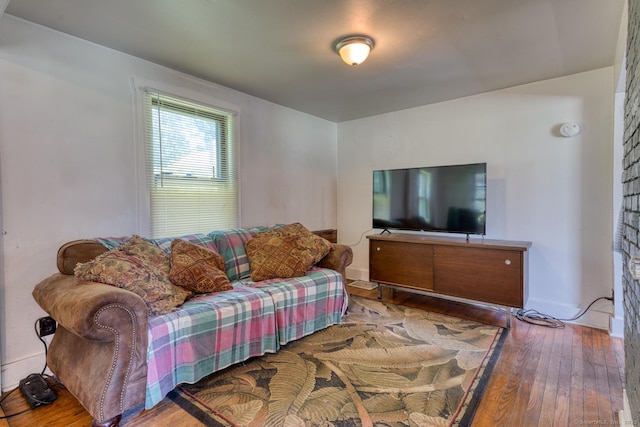 63 Fox Trl, Coventry, CT 06238 - living area featuring wood-type flooring and baseboards