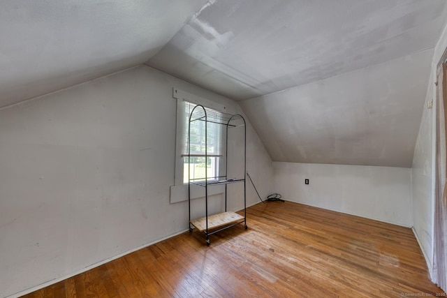 63 Fox Trl, Coventry, CT 06238 - bonus room featuring vaulted ceiling and hardwood / wood-style floors
