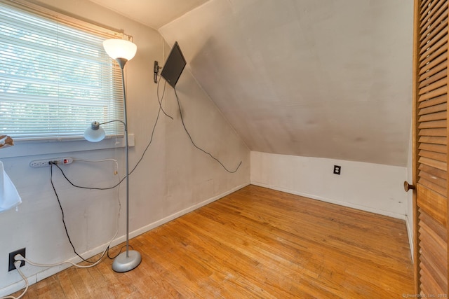 63 Fox Trl, Coventry, CT 06238 - bathroom with vaulted ceiling and wood finished floors