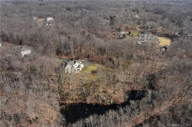 275 Chestnut Grv, Guilford, CT 06437 - aerial overview of property's location with a forest