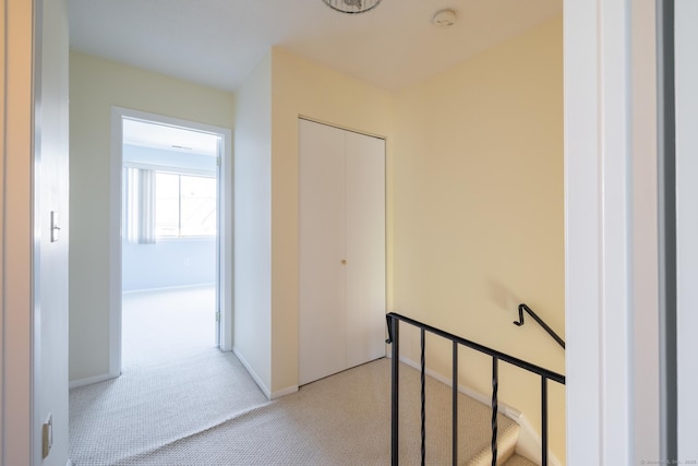 560 Yale Ave Unit 124, Meriden, CT 06450 - hall with light carpet and baseboards