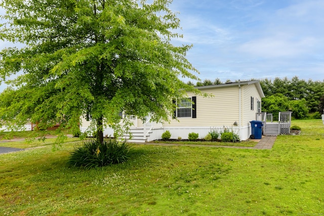 8 Haley Ln, Windham, CT 06256 - view of property exterior with a lawn