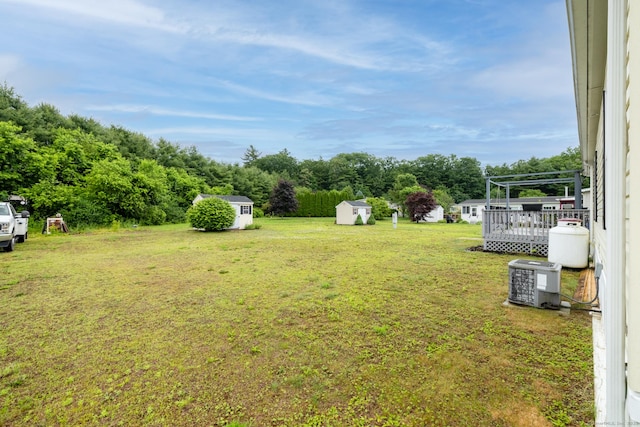 8 Haley Ln, Windham, CT 06256 - view of grassy yard featuring a storage shed