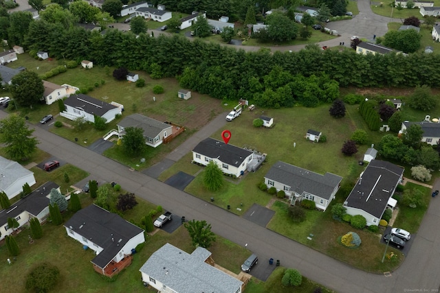 8 Haley Ln, Windham, CT 06256 - aerial view of property and surrounding area with nearby suburban area