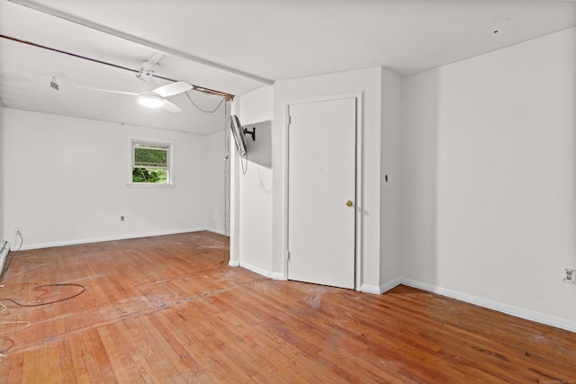 837 Long Cove Rd, Ledyard, CT 06335 - basement with light wood-style flooring and baseboards