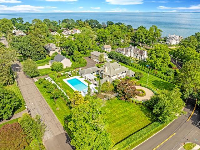 336 Ocean Dr W, Stamford, CT 06902 - bird's eye view of a nearby body of water