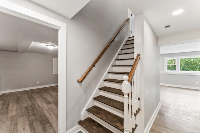 33 Williams Rd, Monroe, CT 06468 - stairs with wood finished floors and baseboards