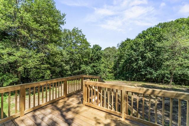 33 Williams Rd, Monroe, CT 06468 - deck featuring a forest view