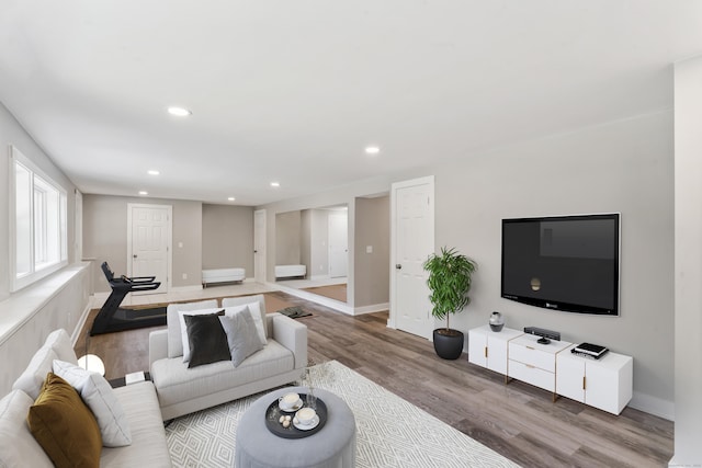 33 Williams Rd, Monroe, CT 06468 - living area with wood finished floors and recessed lighting