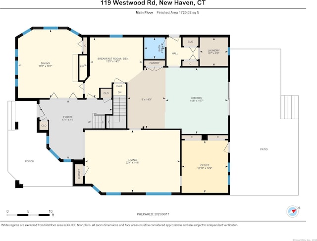 119 Westwood Rd, New Haven, CT 06515 - view of property floor plan
