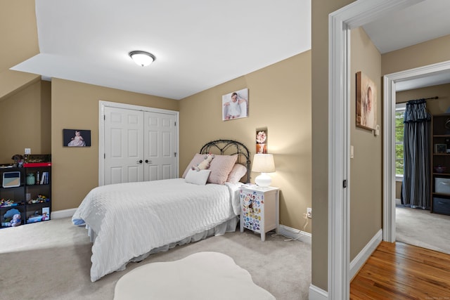 28 Hoop Pole Hill Rd, Chester, CT 06412 - carpeted bedroom with baseboards and a closet