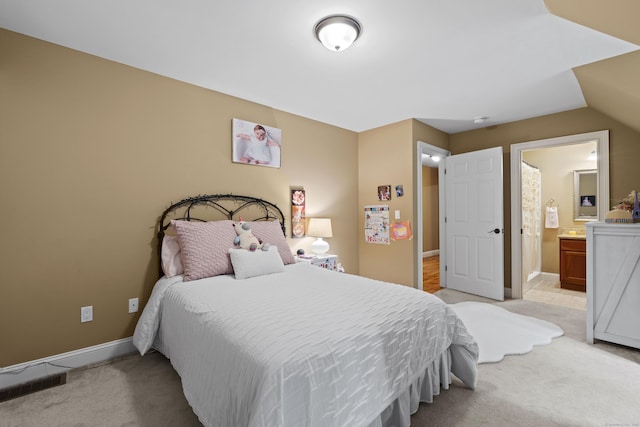 28 Hoop Pole Hill Rd, Chester, CT 06412 - bedroom featuring light colored carpet and ensuite bathroom