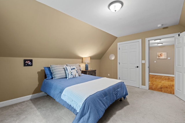 28 Hoop Pole Hill Rd, Chester, CT 06412 - bedroom featuring light colored carpet and lofted ceiling