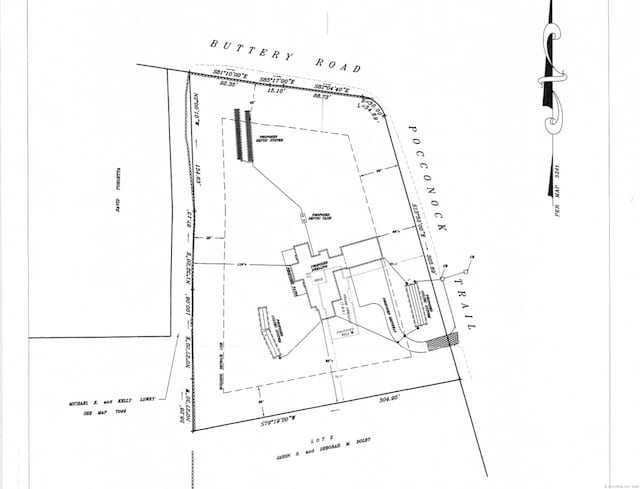 15 Pocconock Trl, New Canaan, CT 06840 - survey map / technical document