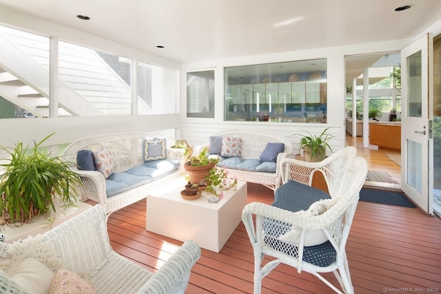 52 Cooper Hill Rd, Salisbury, CT 06068 - sunroom / solarium with hardwood / wood-style flooring