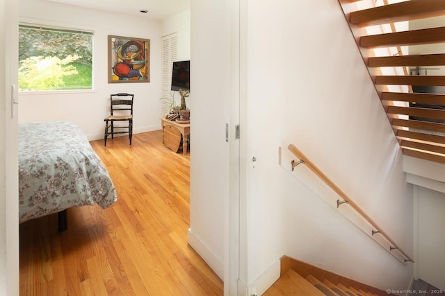 52 Cooper Hill Rd, Salisbury, CT 06068 - bedroom with light wood-type flooring and baseboards