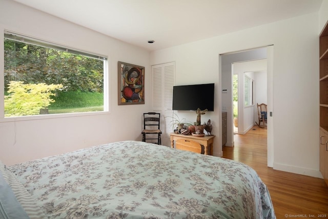 52 Cooper Hill Rd, Salisbury, CT 06068 - bedroom featuring light wood-style floors and baseboards