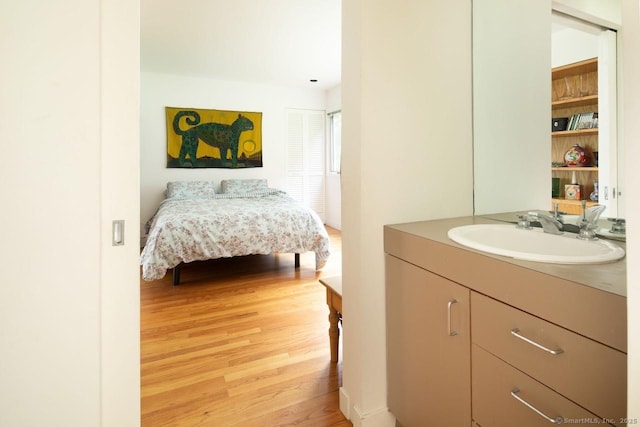 52 Cooper Hill Rd, Salisbury, CT 06068 - bedroom with a sink and light wood finished floors