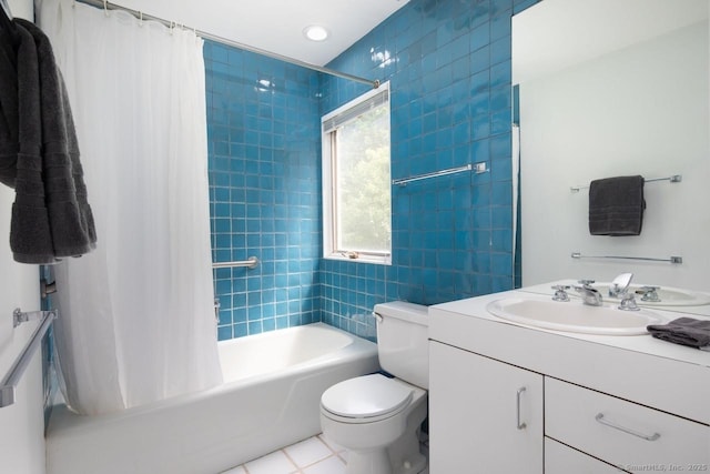 52 Cooper Hill Rd, Salisbury, CT 06068 - bathroom featuring vanity, shower / bath combo with shower curtain, and tile patterned flooring