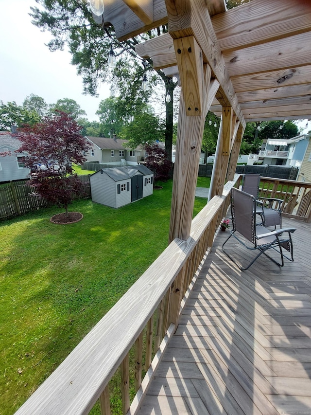 92 Sumac St, West Haven, CT 06516 - deck with an outbuilding