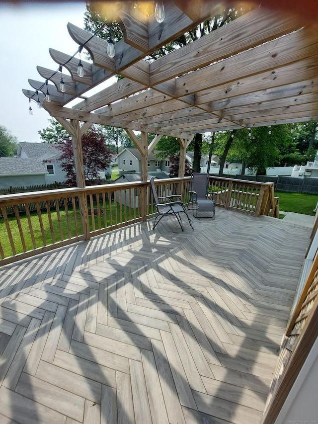 92 Sumac St, West Haven, CT 06516 - deck with a pergola
