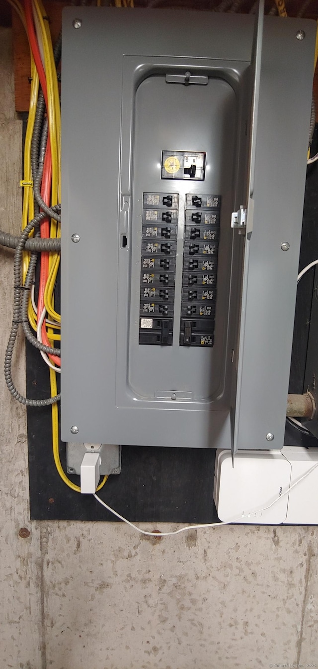 92 Sumac St, West Haven, CT 06516 - utility room featuring electric panel