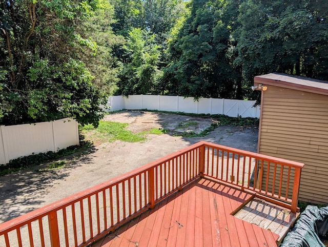 148A Westville Avenue Extension, Danbury, CT 06811 - wooden deck with a fenced backyard