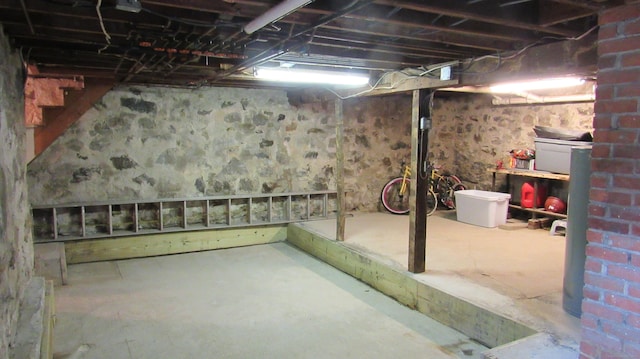 195 E Pearl St, Torrington, CT 06790 - unfinished basement featuring stairs