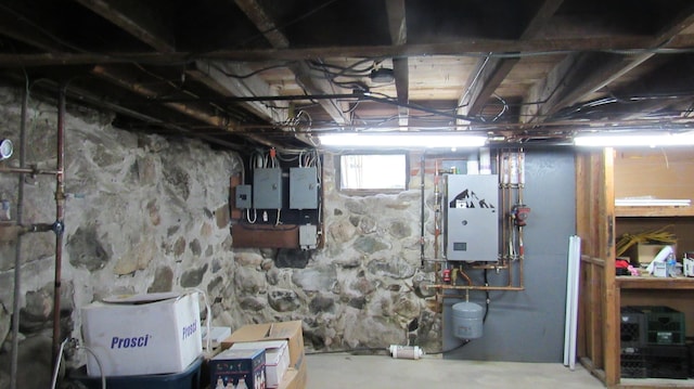 195 E Pearl St, Torrington, CT 06790 - below grade area featuring water heater