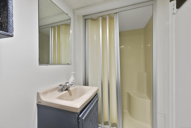 32 Butternut Ridge Rd, Waterbury, CT 06706 - bathroom with vanity and a shower stall
