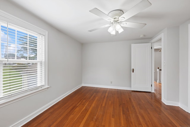 630 French St, Watertown, CT 06779 - unfurnished bedroom featuring wood finished floors and ceiling fan