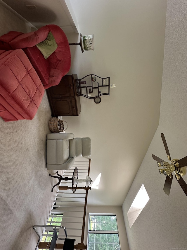 202 The Mews Unit 202, Rocky Hill, CT 06067 - living room featuring a ceiling fan