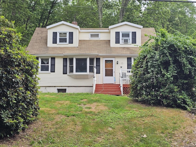 15 Clark Hill Rd, Prospect, CT 06712 - view of front facade featuring a front lawn, view of scattered trees, and a shingled roof