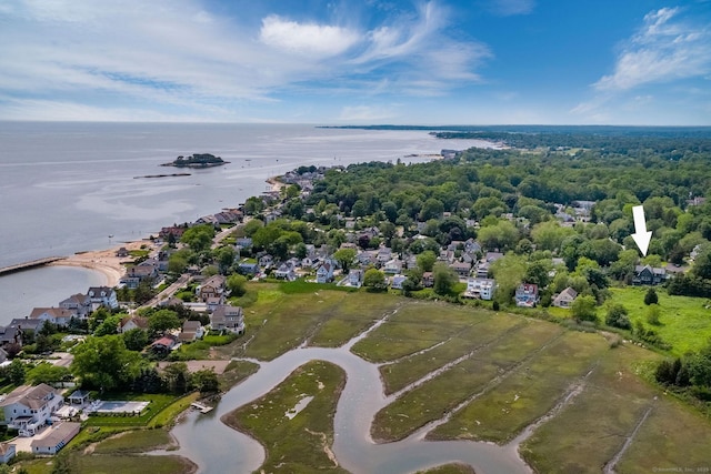 77 E Wharf Rd, Madison, CT 06443 - aerial view of residential area featuring a nearby body of water