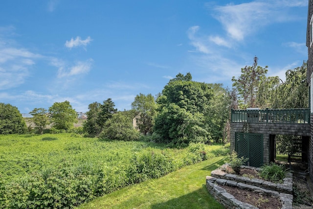 77 E Wharf Rd, Madison, CT 06443 - view of yard with a deck