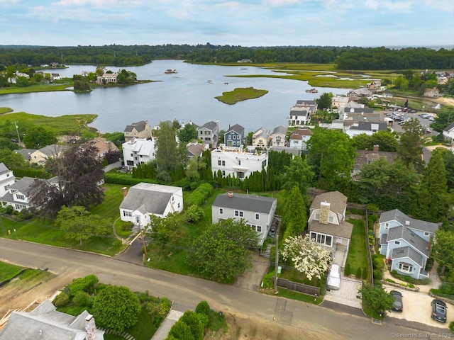 19 Sherwood Dr, Westport, CT 06880 - aerial overview of property's location with a nearby body of water and nearby suburban area