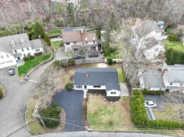 101 Parade Hill Rd, New Canaan, CT 06840 - aerial overview of property's location featuring nearby suburban area
