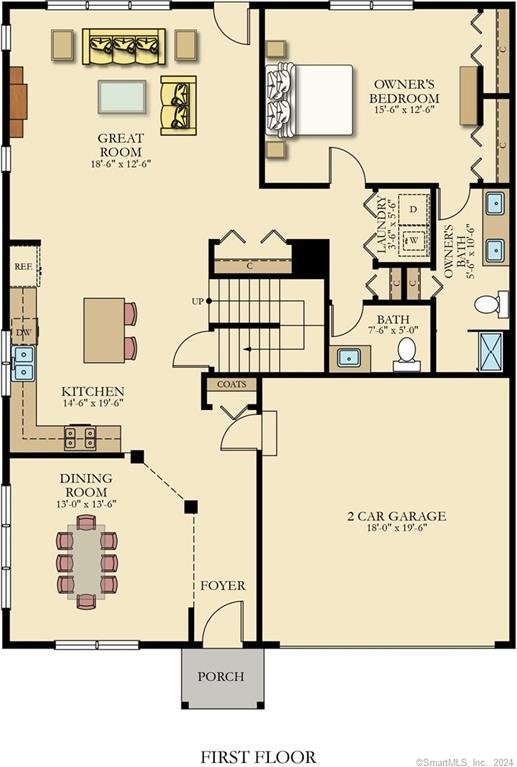2 Lombard Cir Unit 2, North Haven, CT 06473 - view of floor plan / room layout